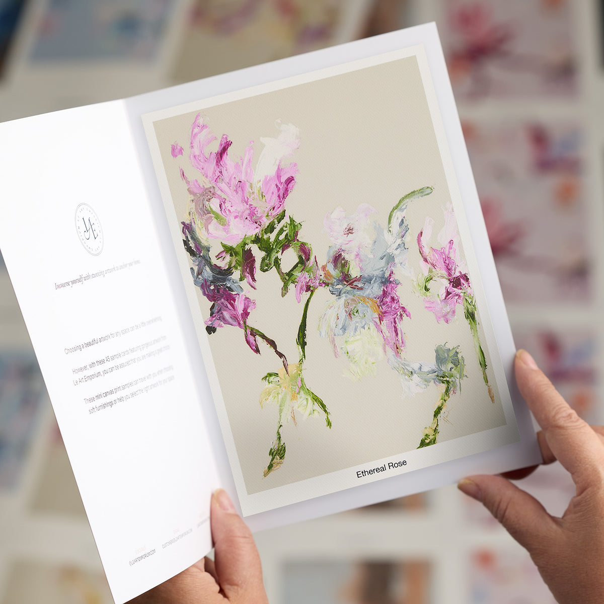 Ethereal Rose Sample Card