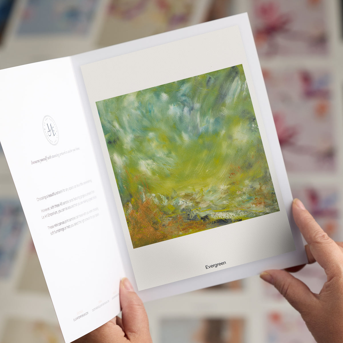 Evergreen Sample Card