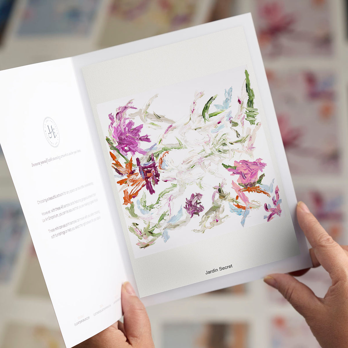 Jardin Secret Sample Card