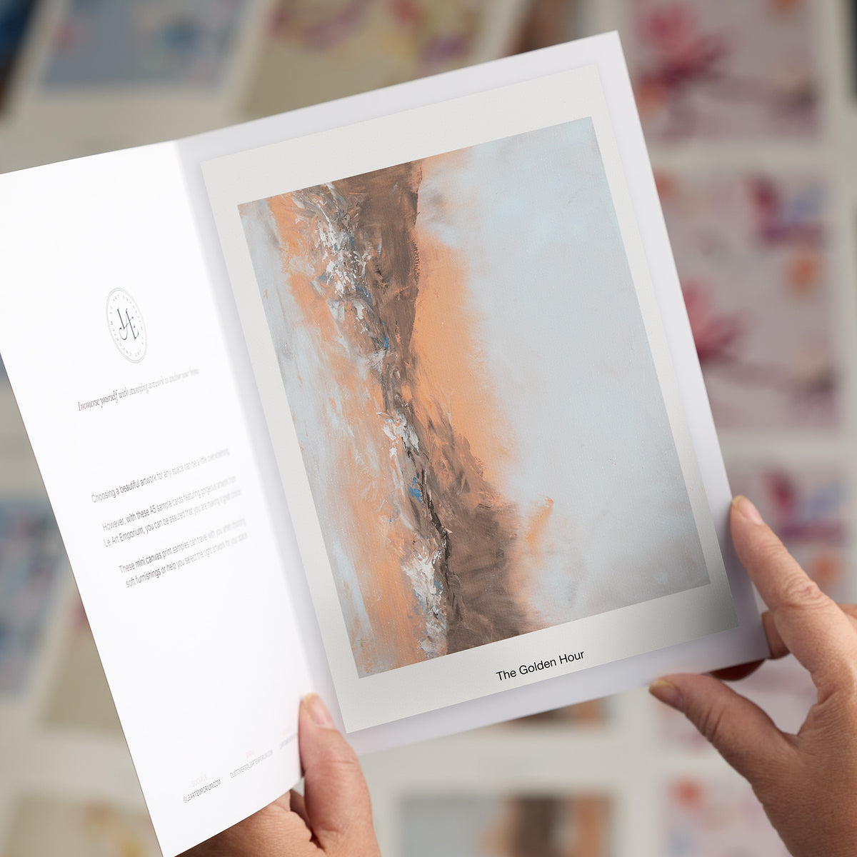 The Golden Hour Sample Card