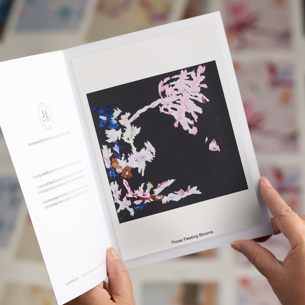 Those Fleeting Blooms Sample Card